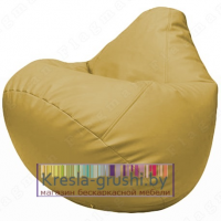 Бескаркасное кресло мешок Груша Г2.3-08 (охра)